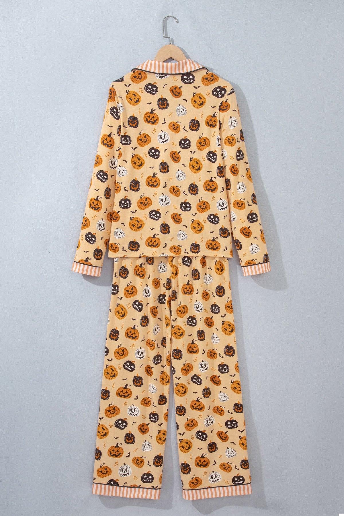 Halloween Pumpkin Top & Pants Pajama Set