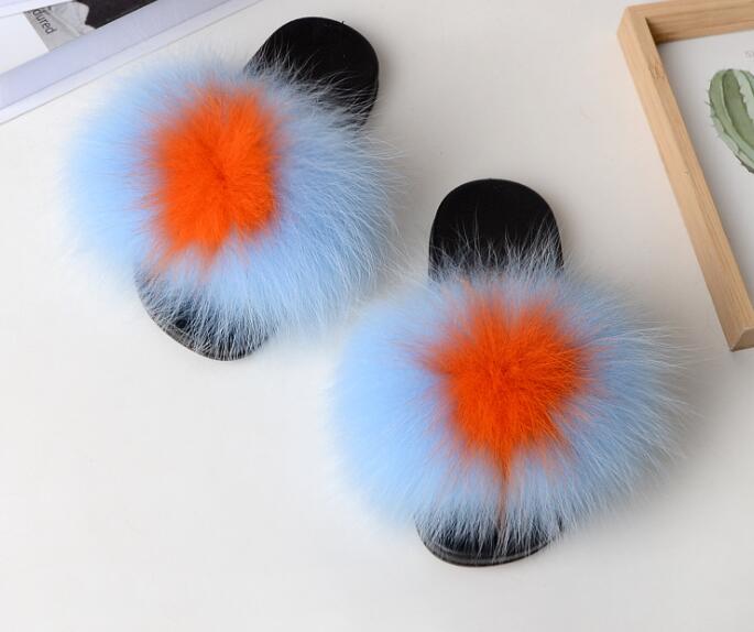 Faux Fur Slides – Plush Luxury Slip-On Slippers – Soft Fur Fashion Slides