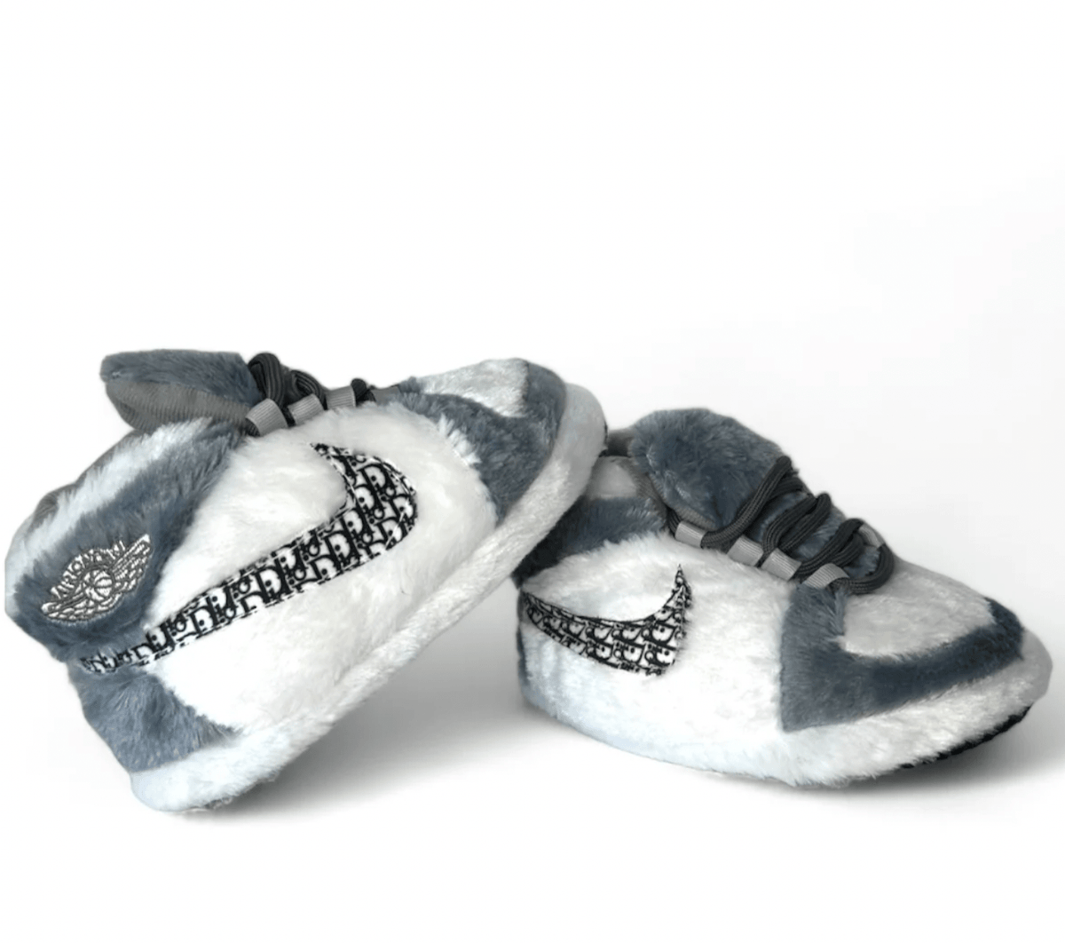 Gray Sneaker Slippers