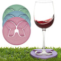 Spill-Proof Outdoor Wine Glass Holder for Beach, Sand & Grass | Glass Slipper